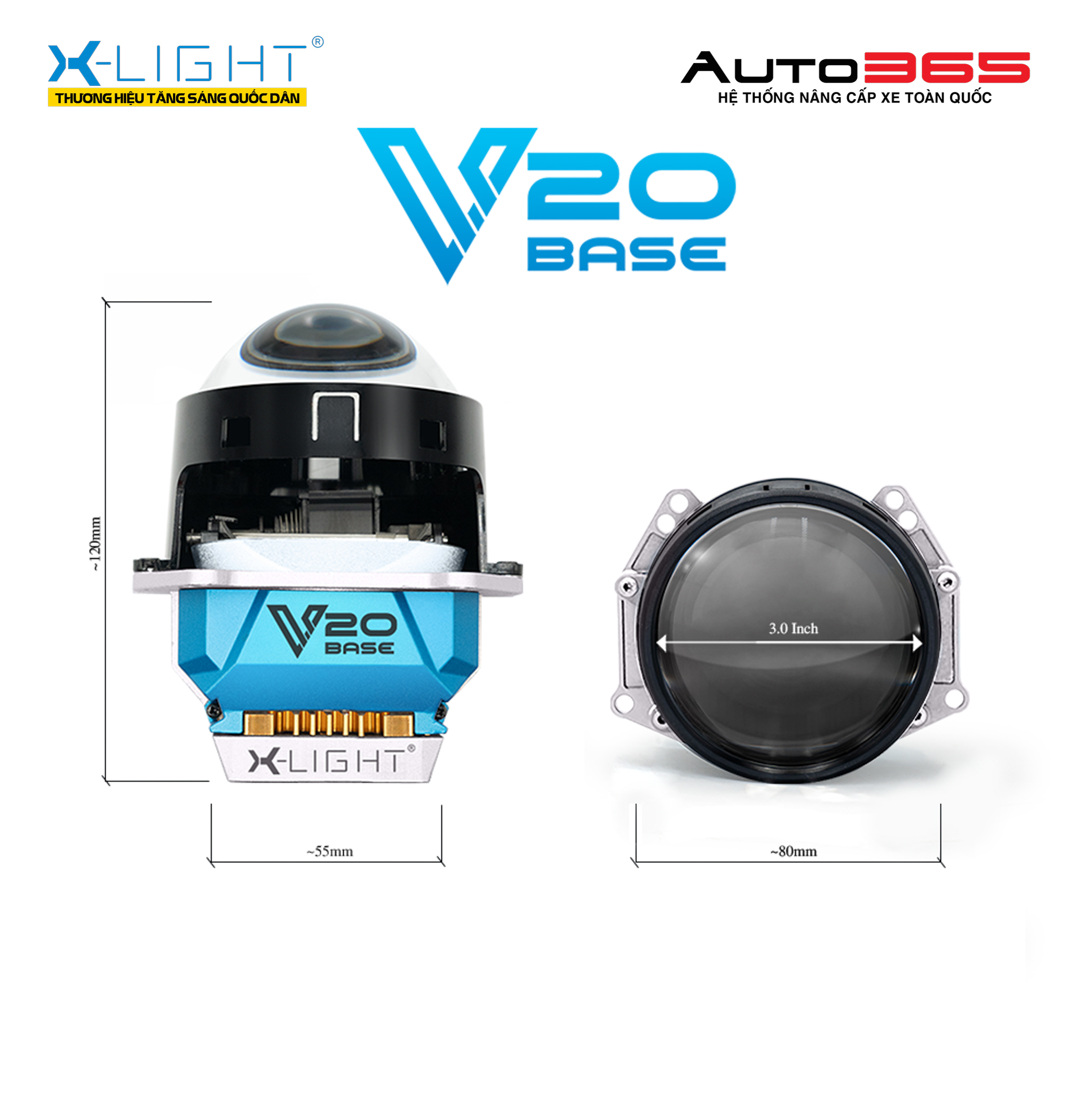 BI LED X-LIGHT V20 BASE 24V 2025